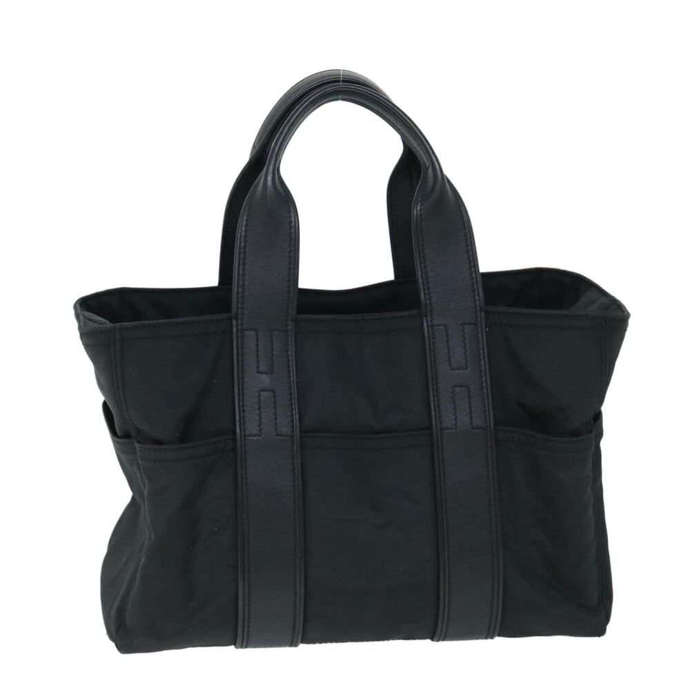 HERMES Acape Luco PM Hand Bag Nylon Black